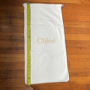 Chloe long boots dust bags
